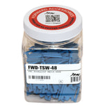 Middle Atlantic Forward Hook & Loop Tie Saddles - 48 Pieces