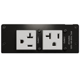 Middle Atlantic PDX-220C power distribution unit (PDU) 2 AC outlet(s) 0U Black, White