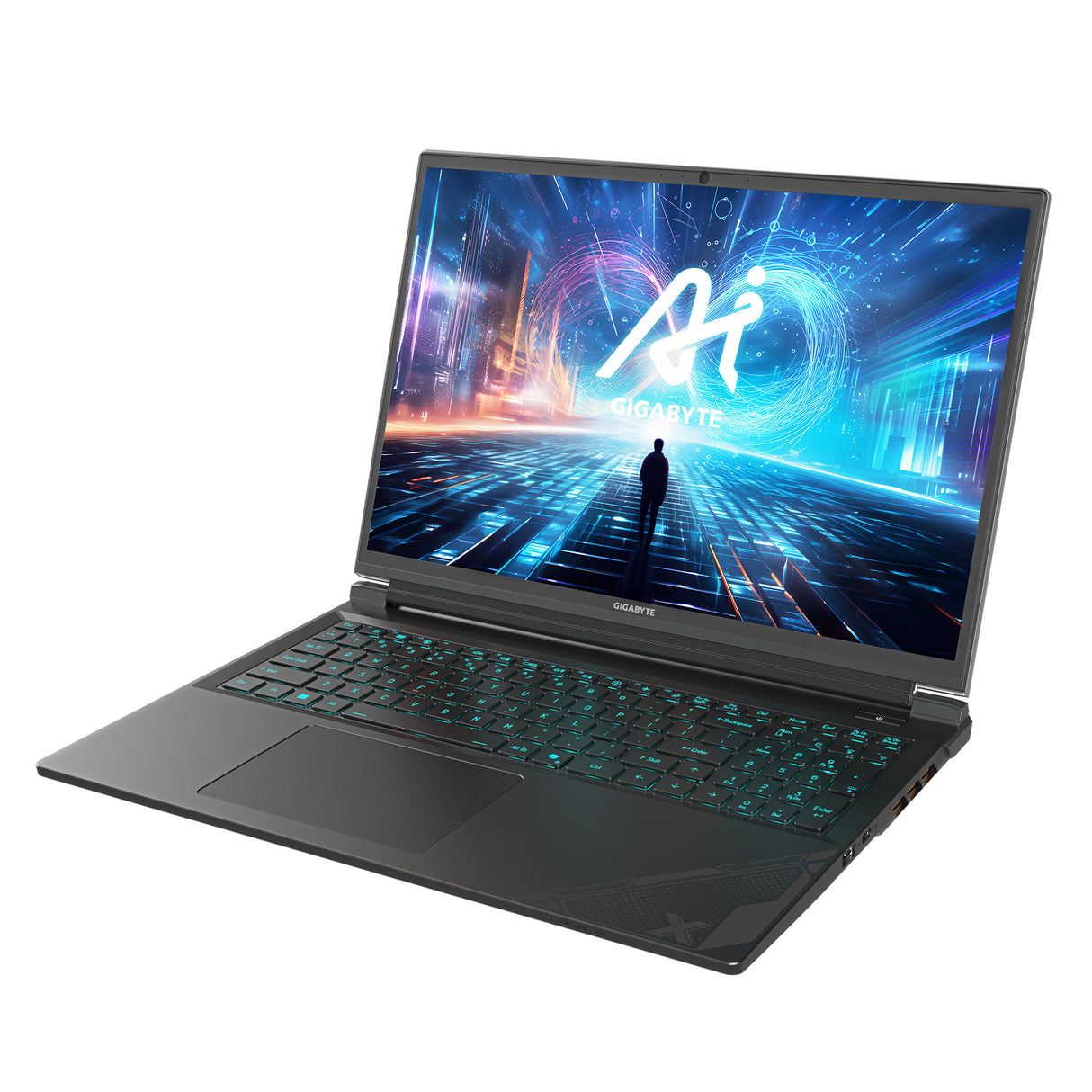 GIGABYTE G6X 9KG-43US865SH laptop Intel® Core™ i7 i7-13650HX 40.6 cm (16") WUXGA 32 GB DDR5-SDRAM 2 TB SSD NVIDIA GeForce RTX 4060 Wi-Fi 6E (802.11ax) Windows 11 Home Grey