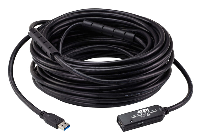 ATEN UE332C USB cable USB 3.2 Gen 1 (3.1 Gen 1) 20 m USB A 5 Gbit/s Black