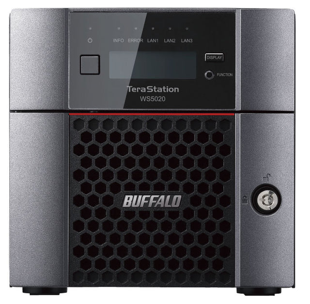 Buffalo TeraStation WS5220DN NAS Desktop Intel Atom® C3338 8 GB DDR4 8 TB HDD Windows Server IoT 2025 Black