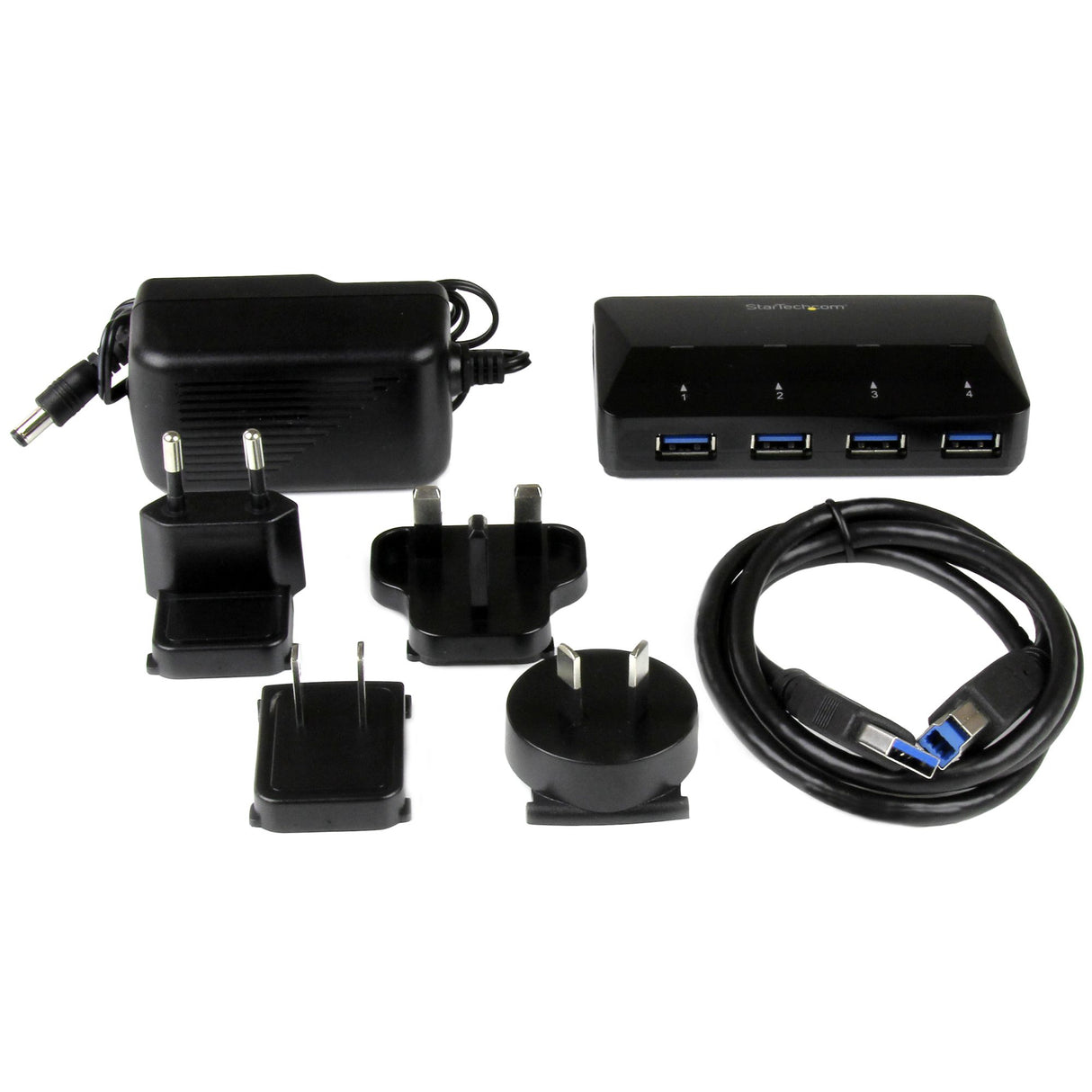 StarTech.com 4-Port USB 3.0 Hub (5Gbps) plus Dedicated Charging Port - 1 x 2.4A Port