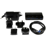 StarTech.com 4-Port USB 3.0 Hub (5Gbps) plus Dedicated Charging Port - 1 x 2.4A Port
