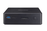 Shuttle Nano PC NC10U5 , Intel i5-8265U, 1x HDMI, 1x DP, 1x 2.5" bay, 1x M.2, 1x LAN, 1x COM, Wifi, 24/7 permanent operation, incl. VESA & Stand