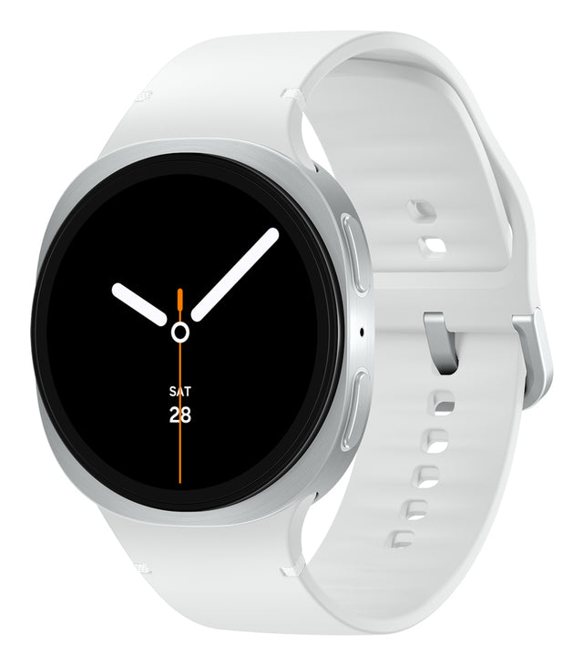 Samsung Galaxy Watch8 3.81 cm (1.5") AMOLED 44 mm Digital 480 x 480 pixels Touchscreen Silver Wi-Fi GPS (satellite)