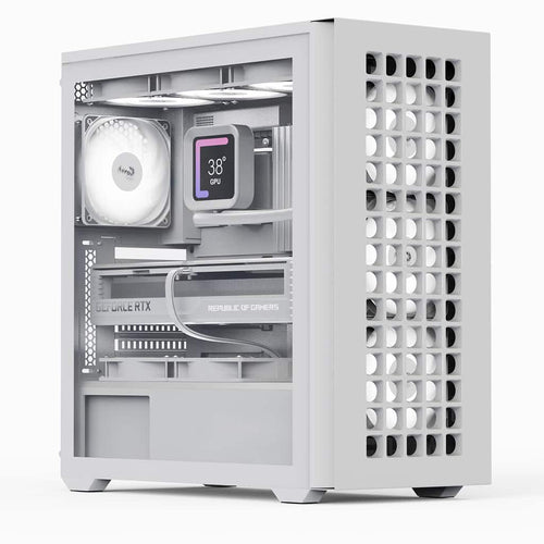 Aerocool D502A Midi Tower White