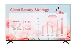 LG PK340S Digital signage flat panel 139.7 cm (55") 300 cd/m² 4K Ultra HD Black Built-in processor WebOS