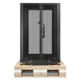 APC NetShelter SX, Server Rack Enclosure, 18U, Shock Packaging, Black, 925H x 600W x 900D mm
