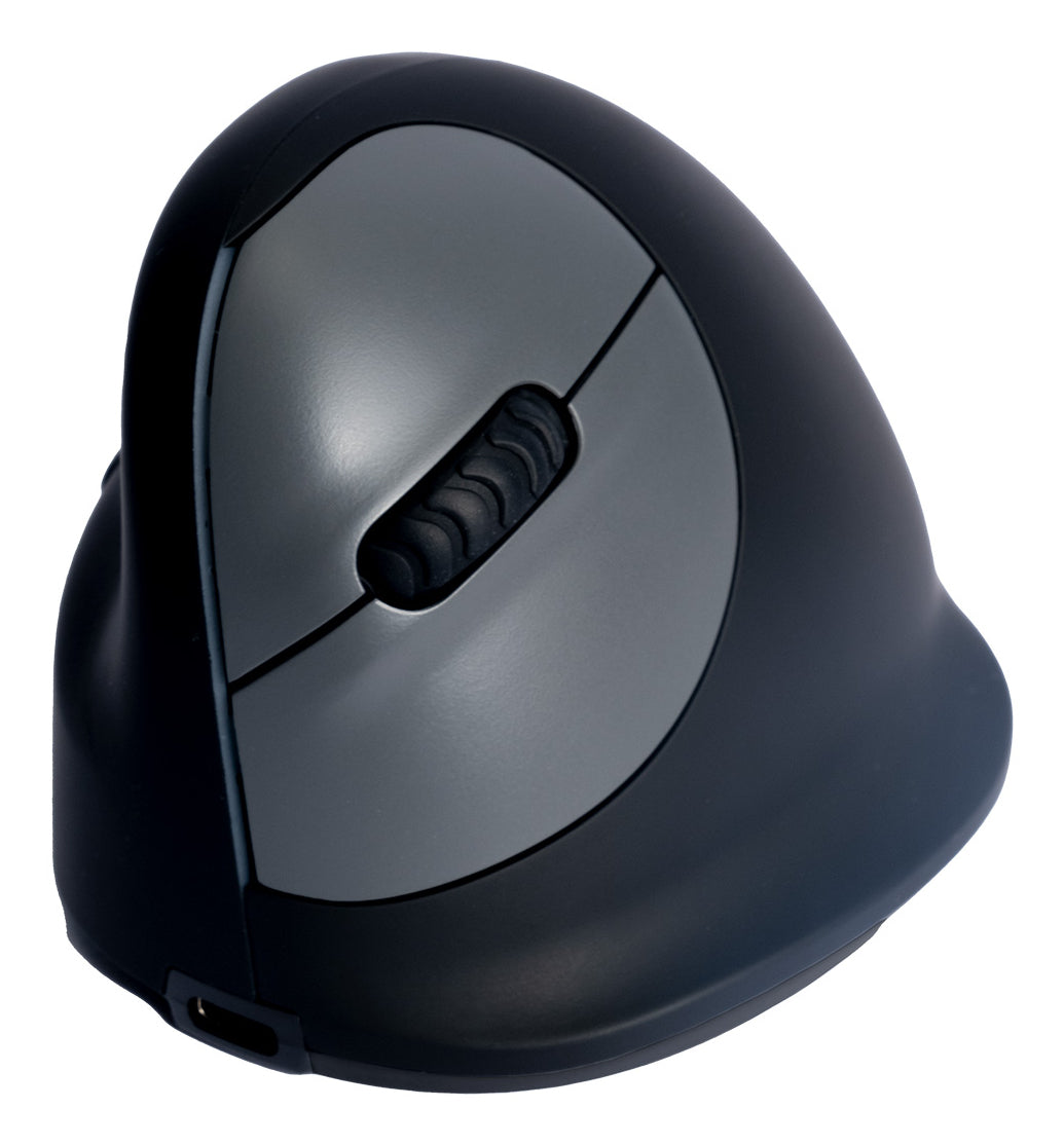 R-Go Tools Ergonomic mouse R-Go HE Break with break software, large (hand size ≥ 185 mm), left-handed, Bluetooth, black