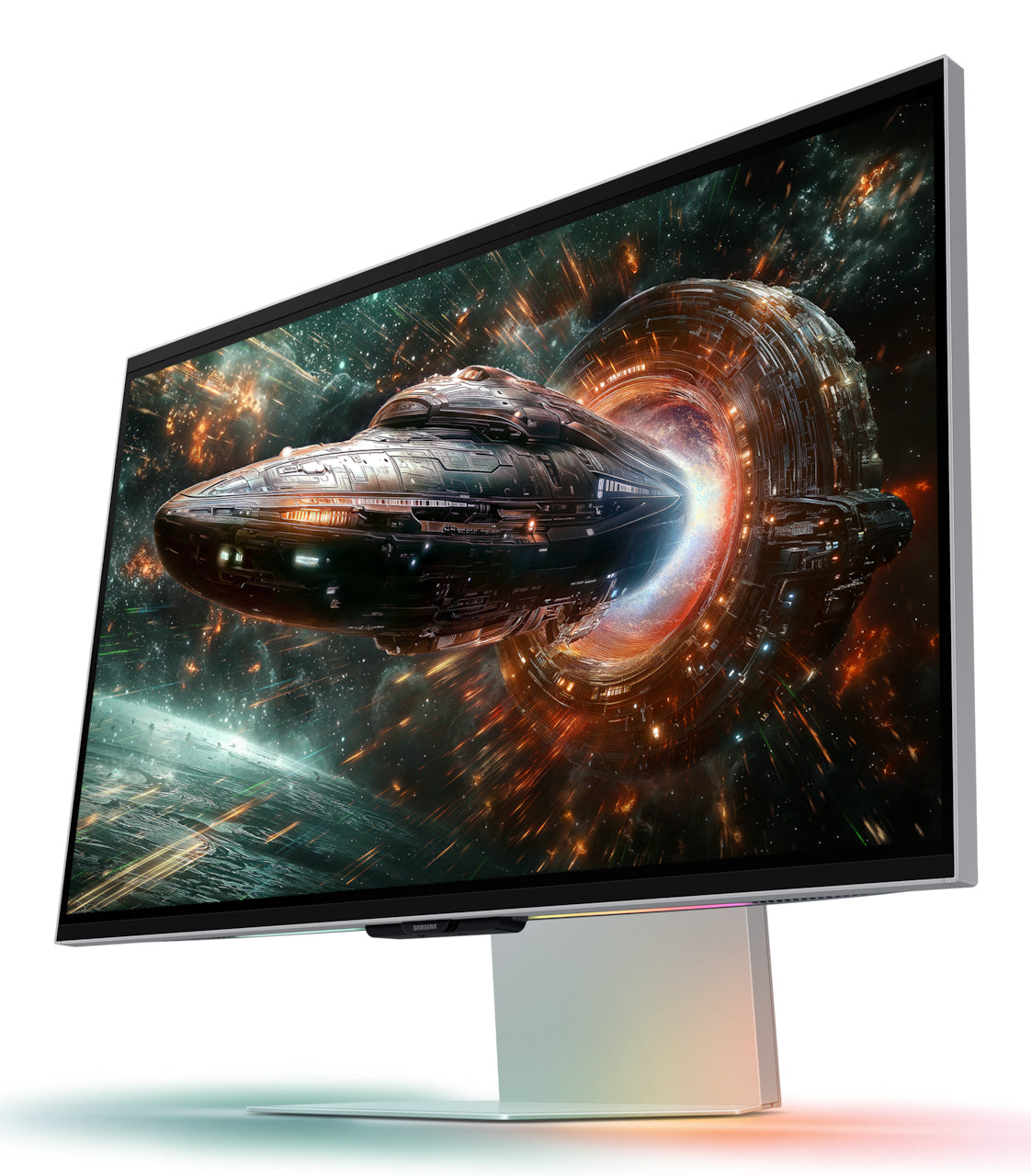 Samsung LS27FG900XNXZA computer monitor 68.6 cm (27") 3840 x 2160 pixels 4K Ultra HD LCD Silver