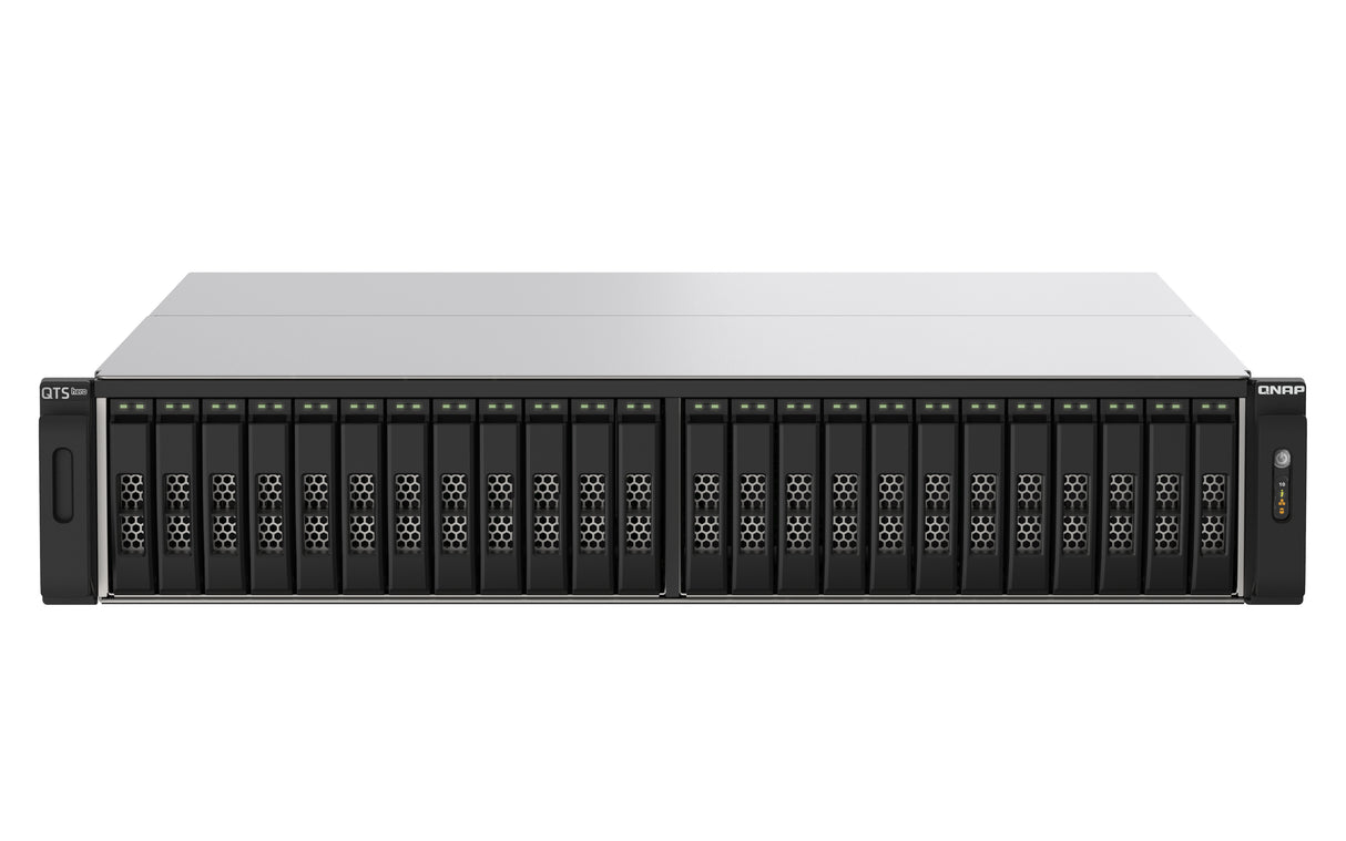 QNAP TS-h2490FU NAS Rack (2U) EPYC 7302P 64 GB DDR4 0 TB QuTS hero Black, Grey