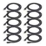 StarTech.com 3ft (91m) HDMI Cable - 10 Pack - 4K High Speed HDMI Cable with Ethernet, 4K 30Hz, UHD Monitor Cord, 10-Pack HDMI 1.4 Cable for TVs/Projectors/Video Walls, M/M