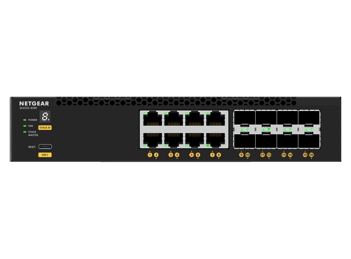 NETGEAR XSM4316 Managed L3 10G Ethernet (100/1000/10000) 1U Black