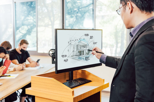 Viewsonic ID2456 computer monitor 60.5 cm (23.8") 1920 x 1080 pixels Full HD LED Touchscreen Table Black