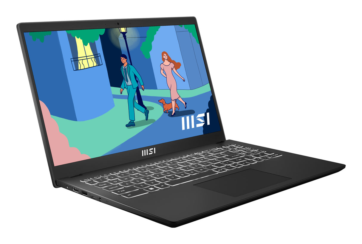 MSI Modern 15 B7M-097CA AMD Ryzen™ 7 7730U Laptop 39.6 cm (15.6") Full HD 16 GB DDR4-SDRAM 512 GB SSD Wi-Fi 6E (802.11ax) Windows 11 Home Black