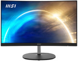 MSI Pro MP241CA 23.6 Inch Curved Monitor, 1500R, Full HD (1920 x 1080), 75Hz, VA, 4ms, FreeSync, HDMI, DiplayPort, Built-in Speakers, Anti-Glare, Anti-Flicker, Less Blue light, TÜV Certified, VESA, Kensington, Black
