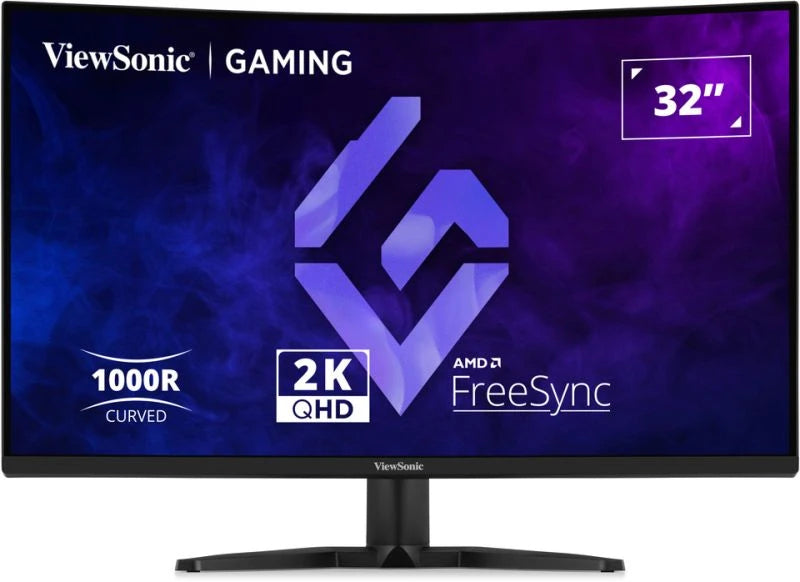 Viewsonic 32" Curved Gaming Monitor computer monitor 81.3 cm (32") 2560 x 1440 pixels Quad HD LCD Black