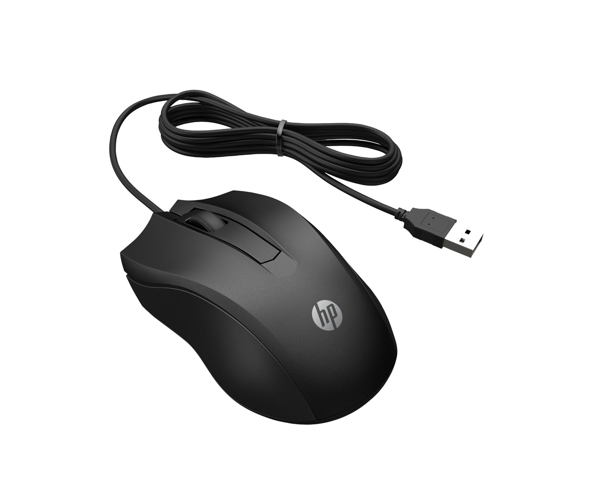 HP 105 BLK Wired mouse Office Ambidextrous USB Type-A Optical 1600 DPI