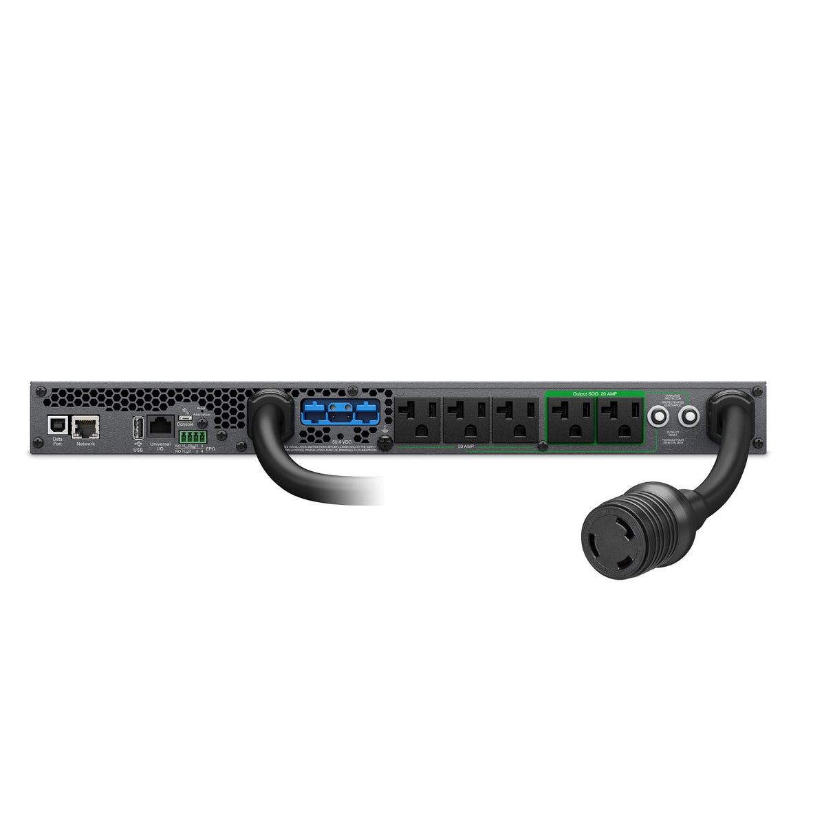APC SRTL2K2RM1UNC uninterruptible power supply (UPS) Double-conversion (Online) 2.2 kVA 1950 W 6 AC outlet(s)