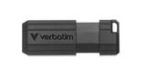 Verbatim PinStripe - USB Drive 64 GB - Black