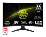 MSI MAG 325CQF computer monitor 80 cm (31.5") 2560 x 1440 pixels Wide Quad HD Black