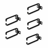 StarTech.com 5-Pack 1U Vertical 1.8 x 3.9in (4.5 x 10cm) Server Rack Cable Management D-Ring Hook; Network Rack-Mount Cord Organizer; Cable Manager for 19" and 10" Cabinets