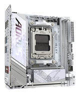 GIGABYTE X870I AORUS PRO ICE Motherboard - Supports AMD Ryzen 9000 Series CPUs, 8+2+1 phases VRM, up to 8400MHz DDR5 (OC), 1xPCIe 5.0 M.2 + 1xPCIe 4.0 M.2, WI-FI 7, 2,5GbE LAN, USB 4