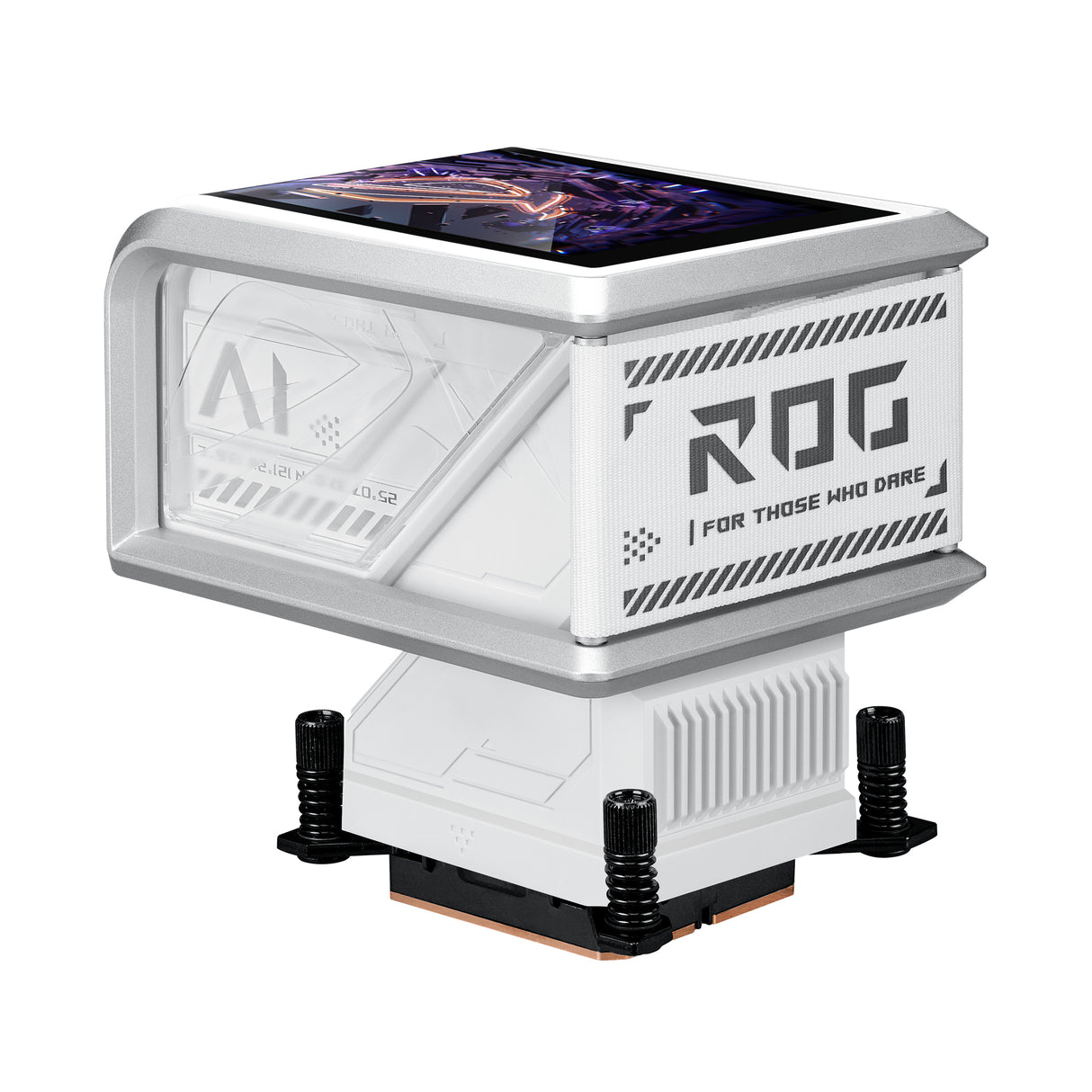 ASUS ROG RYUO IV 360 ARGB WHT Processor All-in-one liquid cooler 12 cm White