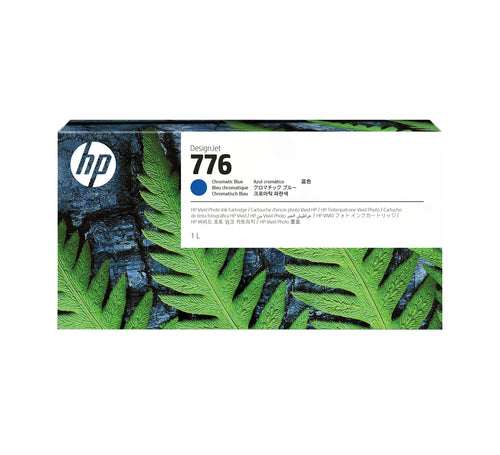 HP 776 1-liter Chromatic Blue Ink Cartridge