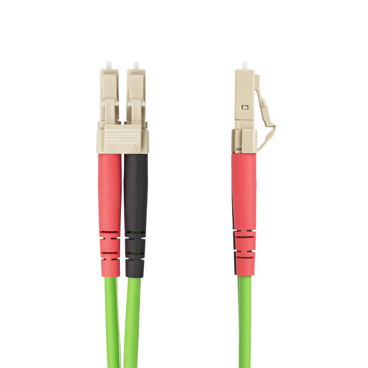 StarTech.com 20m (65.6ft) LC to LC (UPC) OM5 Multimode Fiber Optic Cable, 50/125µm Duplex LOMMF Zipcord, VCSEL, 40G/100G, LSZH Fiber Jumper Cord