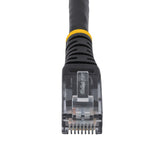 StarTech.com 15ft CAT6 Ethernet Cable - Black CAT 6 Gigabit Ethernet Wire -250MHz 100W PoE RJ45 UTP Molded Network/Patch Cord w/Strain Relief/ Individually Tested