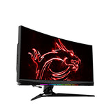 MSI Optix MEG381CQR PLUS computer monitor 95.2 cm (37.5") 3840 x 1600 pixels UltraWide Quad HD+ LCD Black