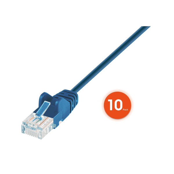 Intellinet 744324 networking cable Blue 0.15 m Cat6 U/UTP (UTP)