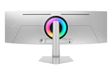 Samsung LS49CG932SNXZA computer monitor 124.5 cm (49") 5120 x 1440 pixels Dual QHD OLED Silver