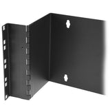 StarTech.com 4U Hinged Wall Mount Patch Panel Bracket - 6 inch Deep - 19" Patch Panel Swing Rack for Shallow Network Equipment- 33lbs