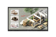 LG CreateBoard Standard interactive whiteboard 190.5 cm (75") 3840 x 2160 pixels Touchscreen Black