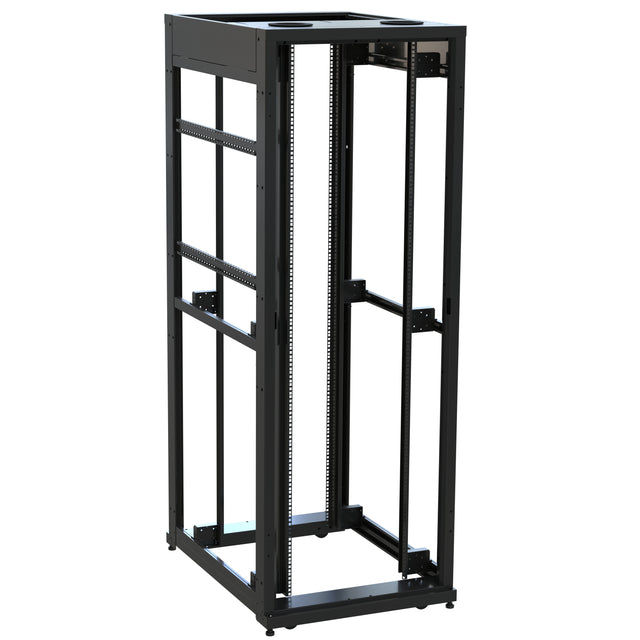 Middle Atlantic 45 RU SNE Series Rack Frame, 42 Inches Deep, 30 Inches Wide with Cage Nut Rackrail