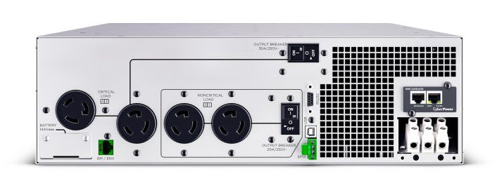 CyberPower OL6KRTHDL uninterruptible power supply (UPS) Double-conversion (Online) 6 kVA 6000 W 4 AC outlet(s)