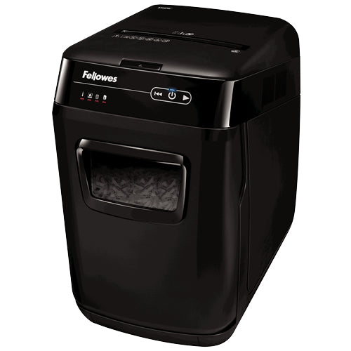 Fellowes 4656201 paper shredder Micro-cut shredding 22.8 cm Black