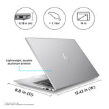 HP ZBook Firefly 14 G10 А AMD Ryzen™ 7 PRO 7840HS Mobile workstation 35.6 cm (14") WUXGA 16 GB DDR5-SDRAM 512 GB SSD Wi-Fi 6E (802.11ax) Windows 11 Pro Grey