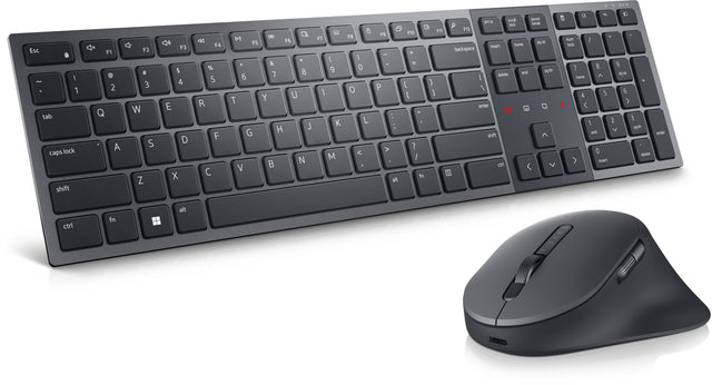 DELL KM900 keyboard Mouse included Office RF Wireless + Bluetooth Canadian Graphite