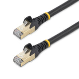 StarTech.com 10ft CAT6a Ethernet Cable - 10 Gigabit Shielded Snagless RJ45 100W PoE Patch Cord - 10GbE STP Network Cable w/Strain Relief - Black Individually Tested/Wiring is UL Certified/TIA
