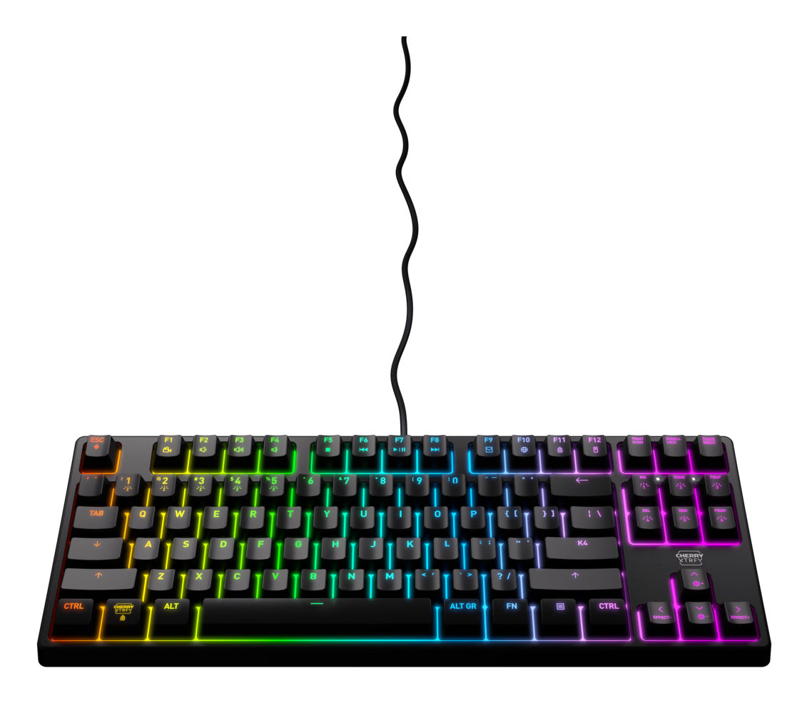 CHERRY K4V2 RGB, Tenkeyless mechanical gaming keyboard, US