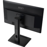 MSI PRO MP275PG 27 Inch Monitor, FHD (1920 x 1080), 100Hz, IPS, 1ms, 1x HDMI 1.4b, 1x DP 1.2a output, 1x D-Sub(VGA), Built-in Speakers, Anti-Glare, Anti-Flicker, Less Blue light, TÜV Certified, VESA, Kensington, 4-way adjustable stand, Black