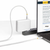 StarTech.com 6ft White USB-C Charging Cable, USB-IF Certified USB C Cable, 240W PD EPR, USB 2.0 Type-C Laptop Charger Cord, USB-C Data Transfer Cable, TPE Jacket