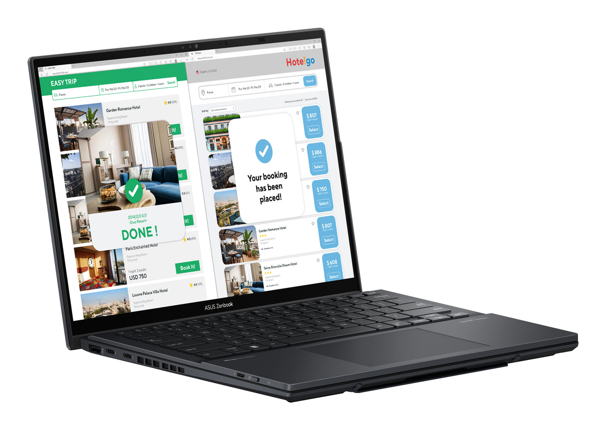 ASUS Zenbook Duo UX8406CA-DS91T-CA Intel Core Ultra 9 285H Hybrid (2-in-1) 35.6 cm (14") Touchscreen WUXGA 16 GB LPDDR5x-SDRAM 1 TB SSD Wi-Fi 7 (802.11be) Windows 11 Home Grey