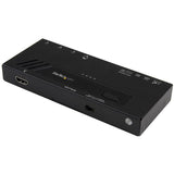 StarTech.com 4-Port HDMI Automatic Video Switch - 4K with Fast Switching - TAA