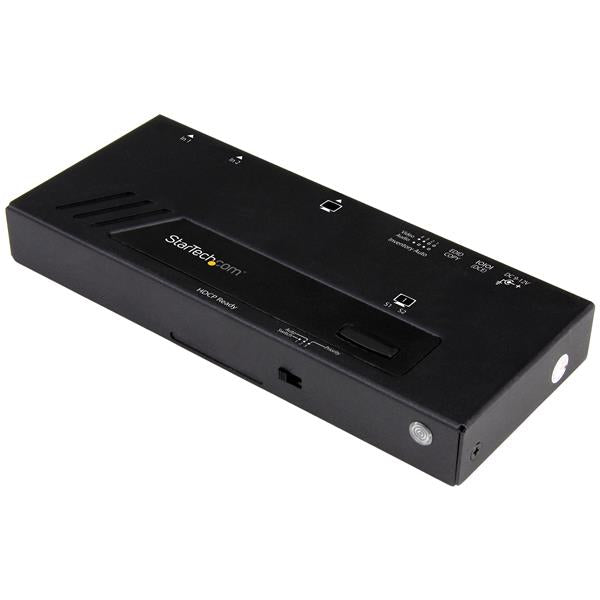 StarTech.com 2-Port HDMI Automatic Video Switch - 4K with Fast Switching - TAA