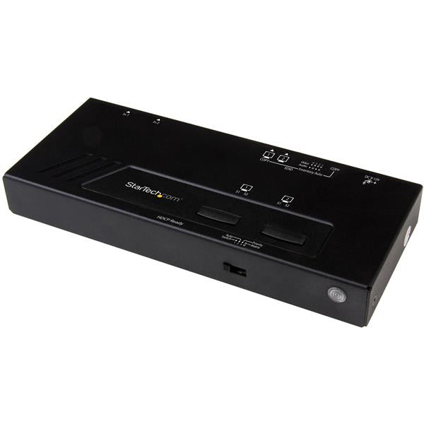 StarTech.com 2x2 HDMI Matrix Switch - 4K with Fast Switching and Auto-Sensing - TAA