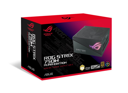 ASUS ROG STRIX 750W Gold Aura Edition power supply unit 20+4 pin ATX ATX Black